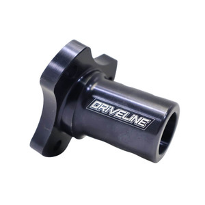 Driveline Angled Steering Hub - 3 Bolt Black- Side
