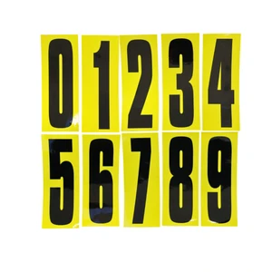 Number Stickers | Franklin Kart