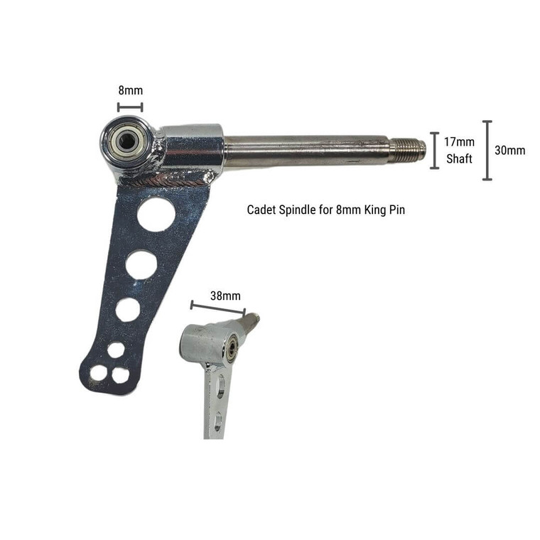 Merlin 8mm Cadet Spindle with measurements