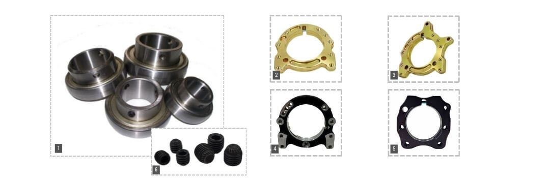Merlin and Parolin Axle Bearing and Cassette Product Diagram