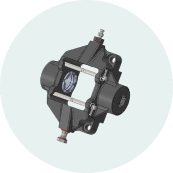 Rear Brake Caliper - AP-RACE 06