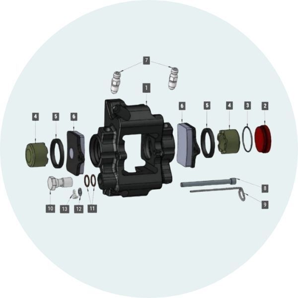 RR5 Brake Caliper