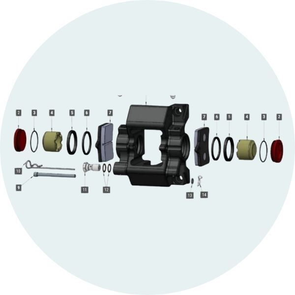 Rear Brake Caliper