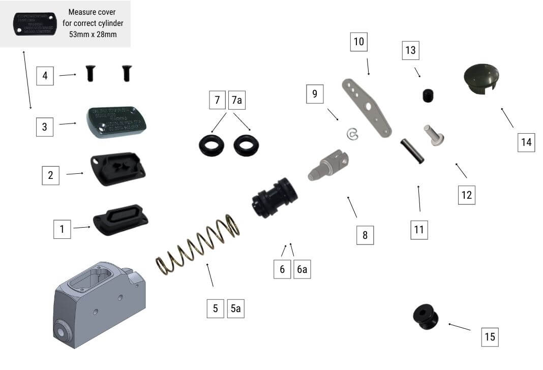 Master Cylinder Small Volume Expandable View