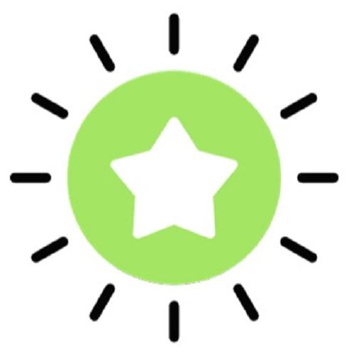 Star icon for redeem points