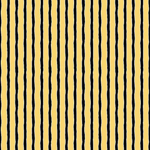 Yellow and Black Stripe, 45" wide, 100% cotton.
