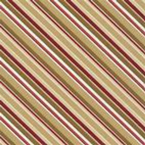 Rosewood Lane, Wilmington Prints, this fabric features diagonal stripes in green, wine, and white, 45" wide, 100% cotton