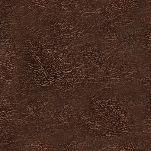 Brown Leather look, 100% cotton, 45" wide