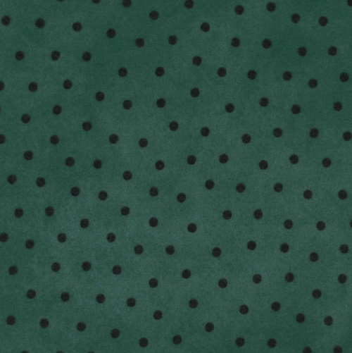 Woolies Flannel; Teal Dots; Tonals; Designer: Bonnie Sullivan; Vendor: Maywood Studios; 100% Cotton; 43/44" wide