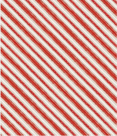 Friendly Gathering, Diagonal Stripe, Red and Taupe; Designer: Michael Davis, Chad Barrett