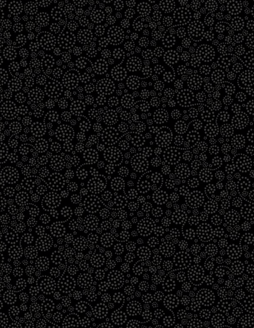 Essentials Midnight Sparkles Black On Black; Wilmington Prints Studio