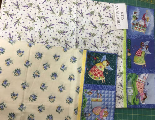 Angel Pillowcases Quilt Kit; 1 kit in each color with extra fabric included to make the pillow case longer.