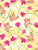 Tossed Floral Yellow; Collection: Bloom True; Designer: Caroline Simas