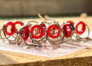 9mm Red Agatine 9mm Red Agatine