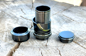 Struble U20 Anodized Aluminum Reel Seat- Gun Metal