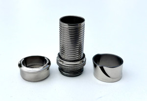 U20 Dark Nickel Plated Aluminum Reel Seat