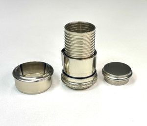 Struble U20 Anodized Aluminum Reel Seat- Champagne