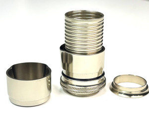 D20 Anodized Aluminum Reel Seat- Champagne