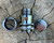 Struble U24 Anodized Aluminum Reel Seat- Gun Metal