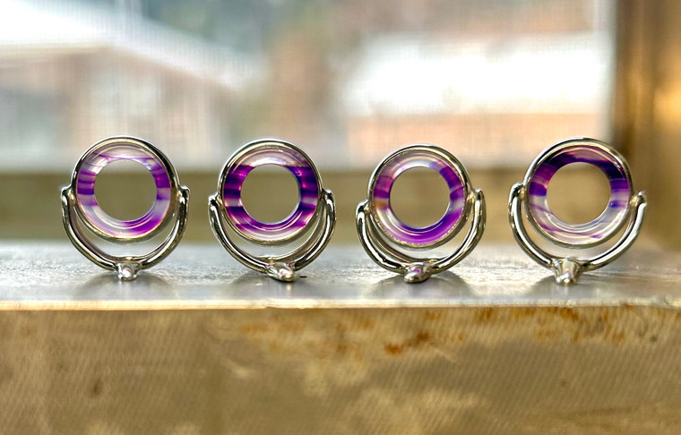 10mm Banded Purple
