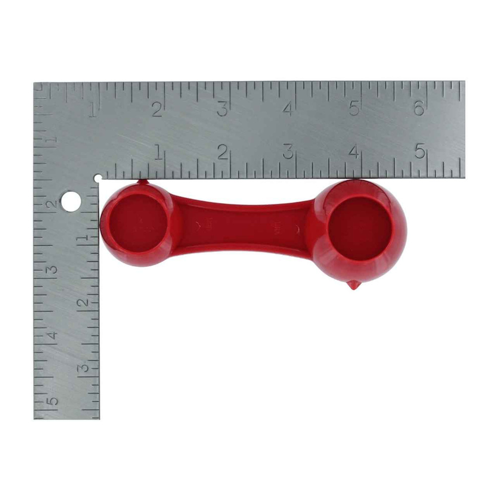 Worallymy Dual Side Ruler Measuring Spoons Stainless Steel 1 Teaspoon 1  Tablespoon Protein Powder Scoop 