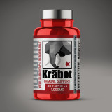 Krabot OG Red Horn Kratom Capsules Immune Support Infused