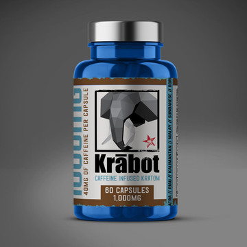 Krabot OG Red Horn Capsules Caffeine Infused