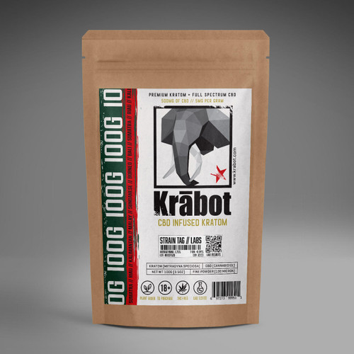 Krabot Green Maeng Da CBD Infused Kratom