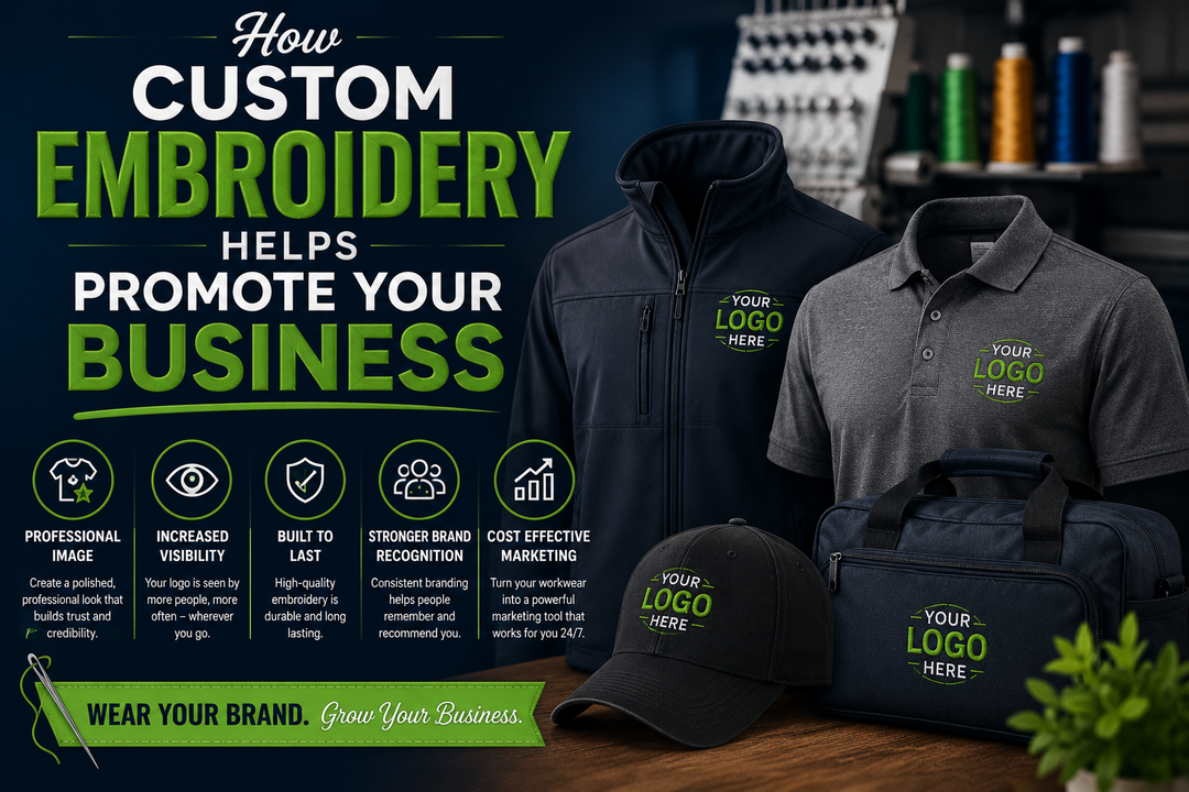 How Custom Embroidery Helps Promote Your Business