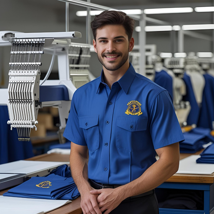 New unforms for a cafes with embroidered logo.