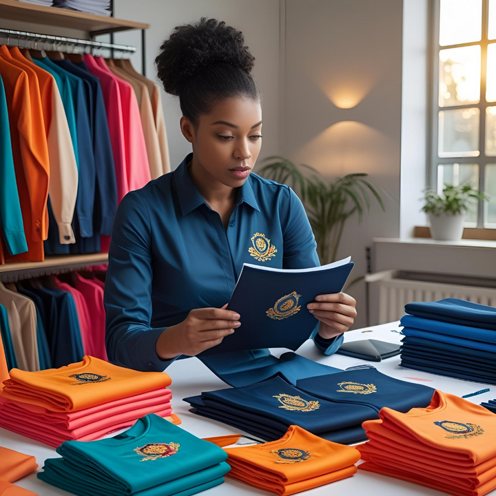 Need some new embroidered uniform for my work