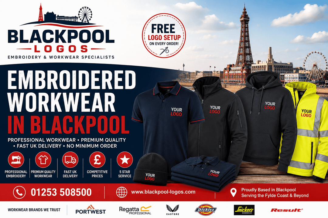 Why Local Businesses Choose Blackpool Logos for Embroidered Workwear