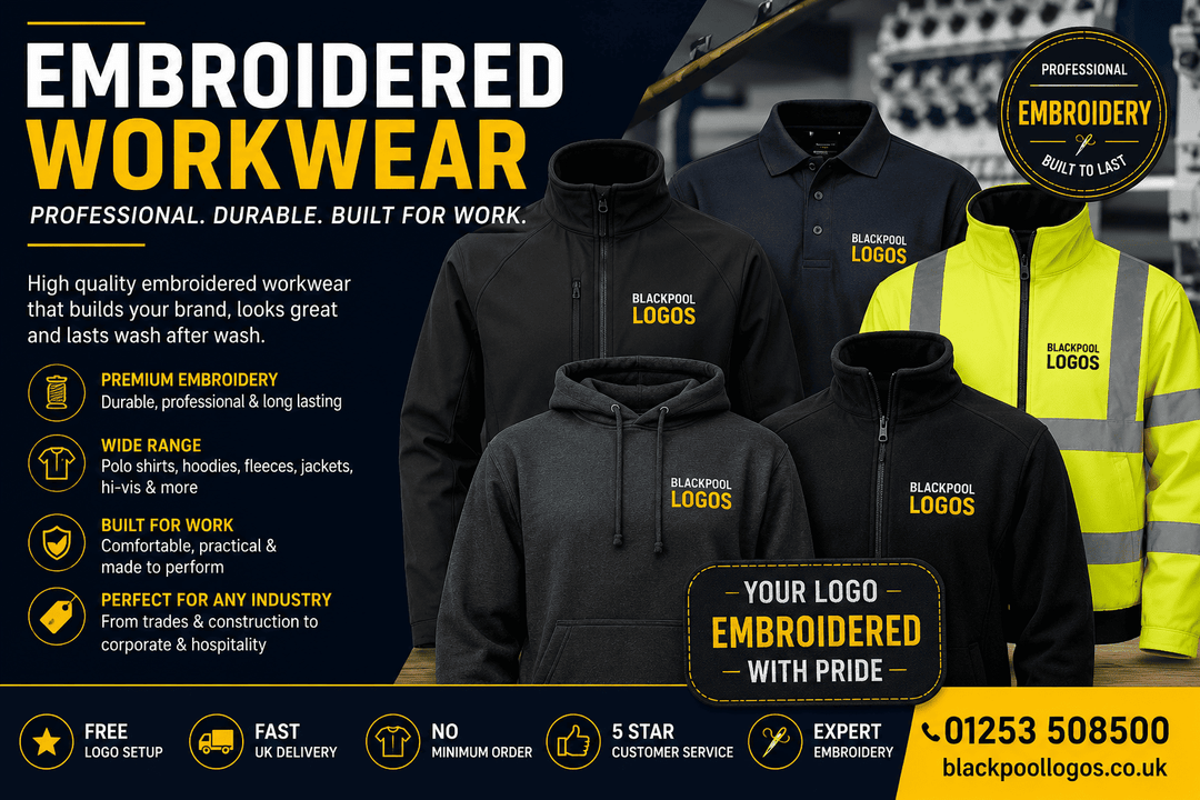 Embroidered Workwear – Professional Branded Clothing for UK Businesses