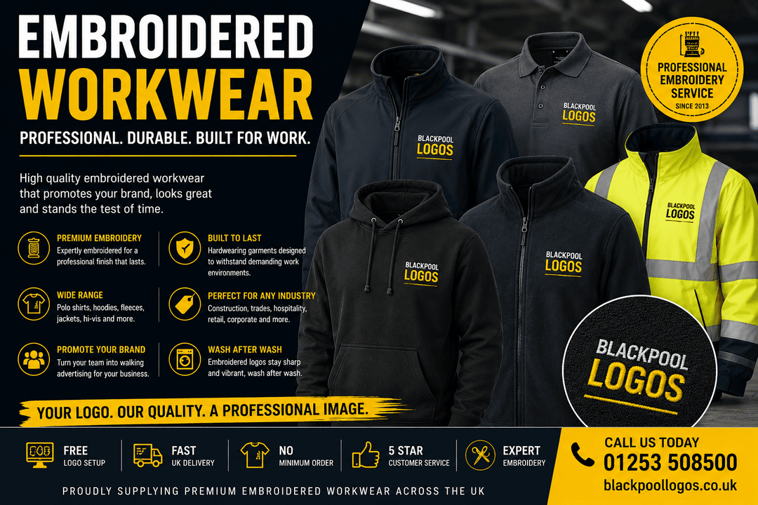 Workwear Blackpool – Professional Branded Workwear for Local Businesses
