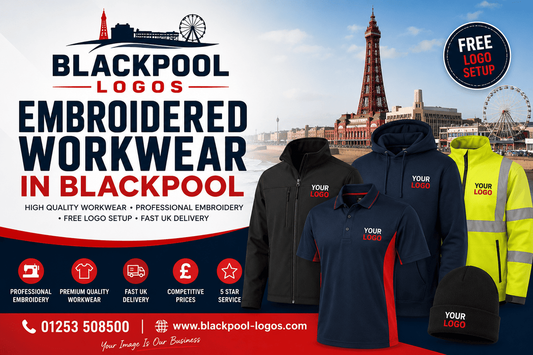 Blackpool Logos – Blackpool's Trusted Embroidered Workwear & Uniform Specialists