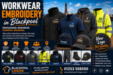 Workwear Embroidery in Blackpool – Professional Branded Clothing for Every Business