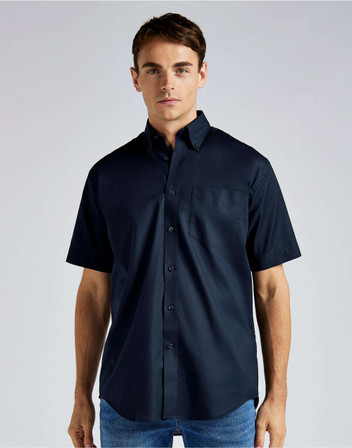 Classic Fit Short Sleeve Workwear Oxford Shirt