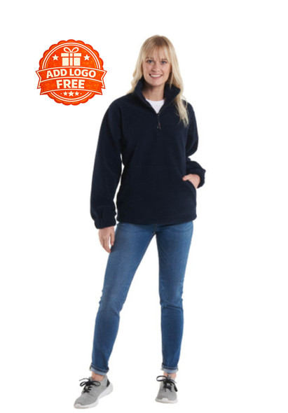 Premium Embroidered 1/4 Zip Micro Fleece Jacket | Personalised Workwear & Uniform UK
