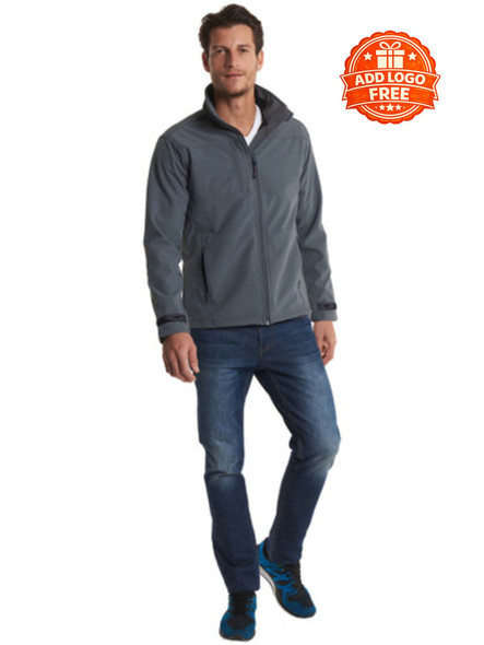 Premium Embroidered Full Zip Soft Shell Jacket | Custom Workwear & Waterproof Softshell Coat