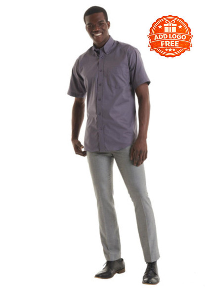Men’s Pinpoint Oxford Half Sleeve Shirt – Smart Business & Workwear Shirt UK