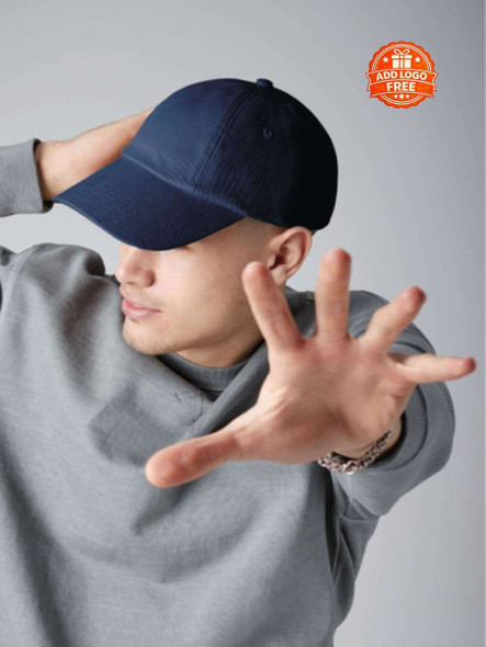 Low Profile Heavy Cotton Drill Cap | Custom Embroidered Baseball Cap UK