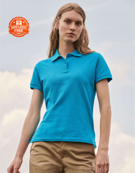 Ladies' Premium Polo Shirt | Embroidered Women's Work Polo UK