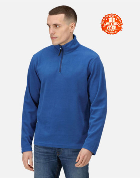 Micro Zip Neck Fleece | Lightweight Workwear Fleece UK | Embroidered Outdoor Fleece