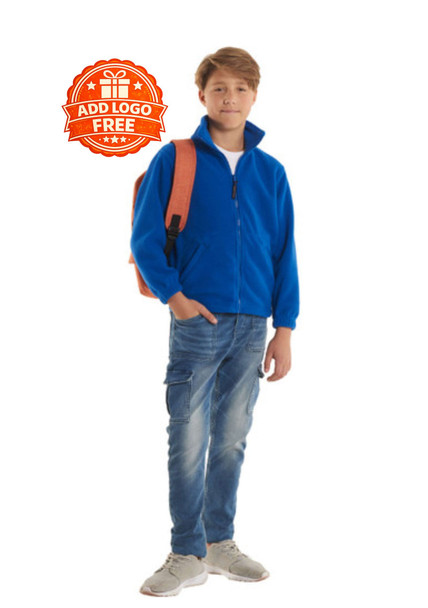 Children’s Full Zip Micro Fleece Jacket | Personalised Embroidered Kids Fleece UK