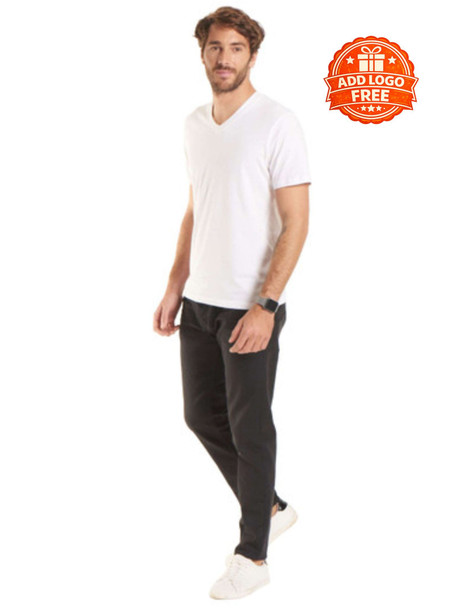Classic Embroidered V Neck T-Shirt – Custom Workwear & Branded Uniforms UK
