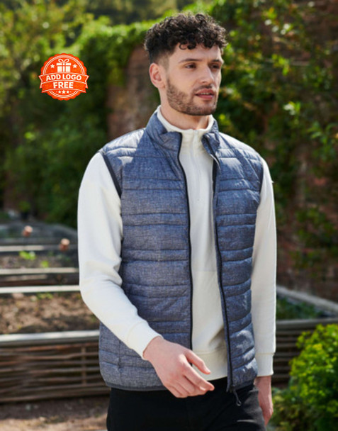 Firedown Men's Down-Touch Insulated Bodywarmer | Lightweight Warm Workwear Gilet UK