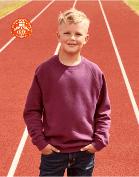 Kid’s Premium Raglan Sweatshirt | Children’s School & Casual Sweatshirt UK