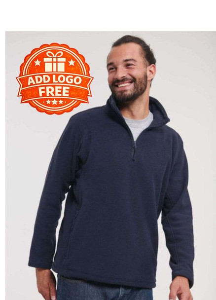 1/4 Zip Outdoor Fleece | Embroidered Workwear Fleece UK | Lightweight Outdoor Fleece Jacket UK
