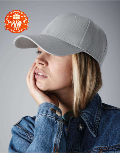 Urbanwear 6 Panel Cap | Custom Embroidered Caps UK | Stylish Workwear & Casual Headwear