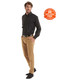 Mens Uneek Full Sleeve Shirt | Embroidered Work Shirt UK | Long Sleeve Oxford Office & Workwear Shirt